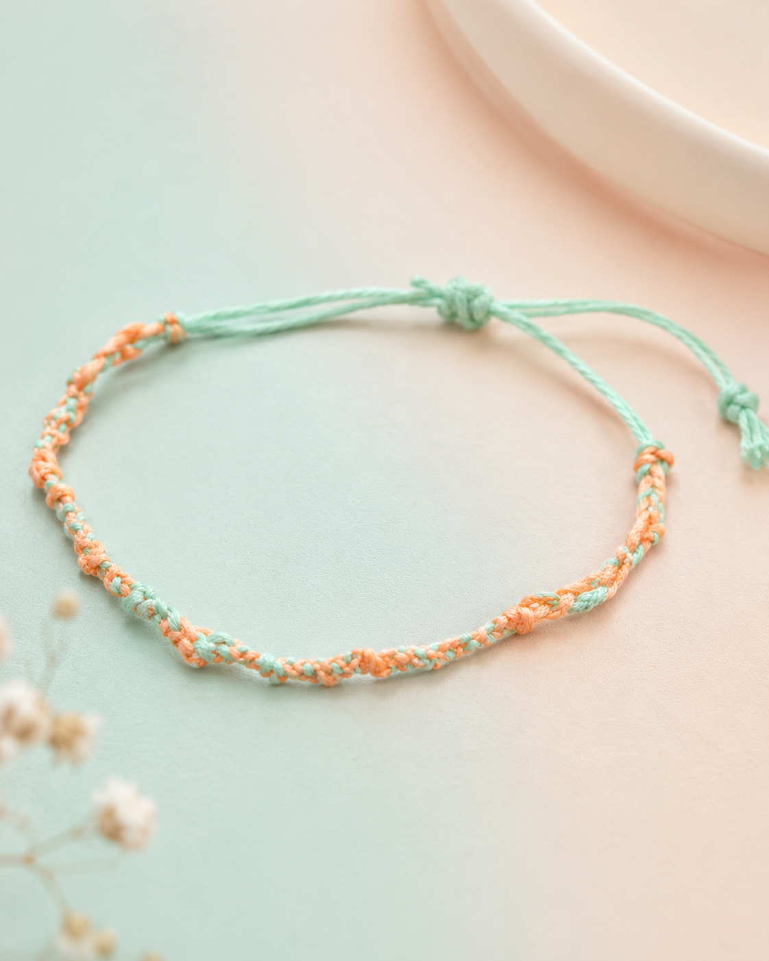 Braided friendship bracelet